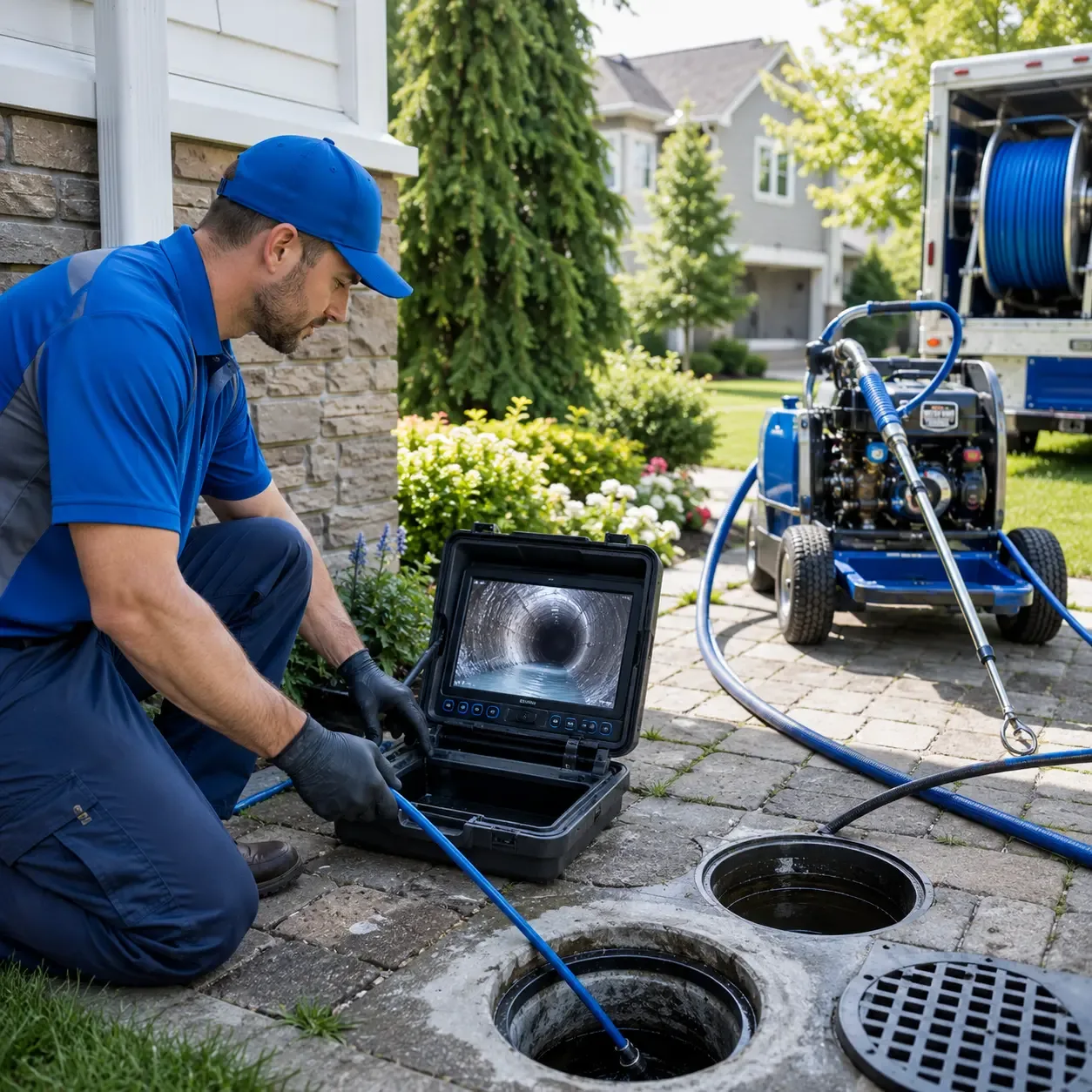 Outdoor drain cleaning professionals serving Easley, SC